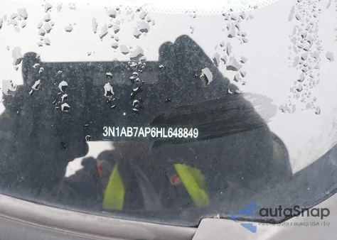 2017 Nissan Sentra Sv from USA, damaged, VIN 3N1AB7AP6HL648849